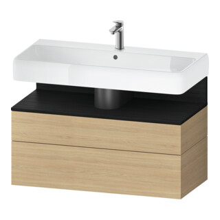 Duravit Waschtischunterschrank Qatego 99x47x59cm, E sw/E N, 1 Kast, m Nischenb