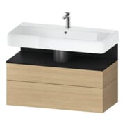 Duravit Waschtischunterschrank Qatego 99x47x59cm, E sw/E N, 1 Kast, m Nischenb-1