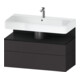 Duravit Waschtischunterschrank Qatego 99x47x59cm, E sw/gra m, 1 Kast, 1 Ausz.-1