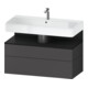 Duravit Waschtischunterschrank Qatego 99x47x59cm, E sw/gra m, 1 Kast, m B-1