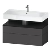 Duravit Waschtischunterschrank Qatego 99x47x59cm, E sw/gra m, 1 Kast, m B