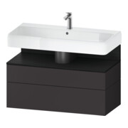 Duravit Waschtischunterschrank Qatego 99x47x59cm, E sw/gra m, 1 Kast, m B
