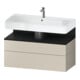 Duravit Waschtischunterschrank Qatego 99x47x59cm, E sw/tau m, 1 Kast, 1 Ausz.-1