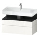Duravit Waschtischunterschrank Qatego 99x47x59cm, E sw/we g, 1 Kast, 1 Ausz.-1