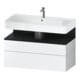 Duravit Waschtischunterschrank Qatego 99x47x59cm, E sw/we m, 1 Kast, m B-1