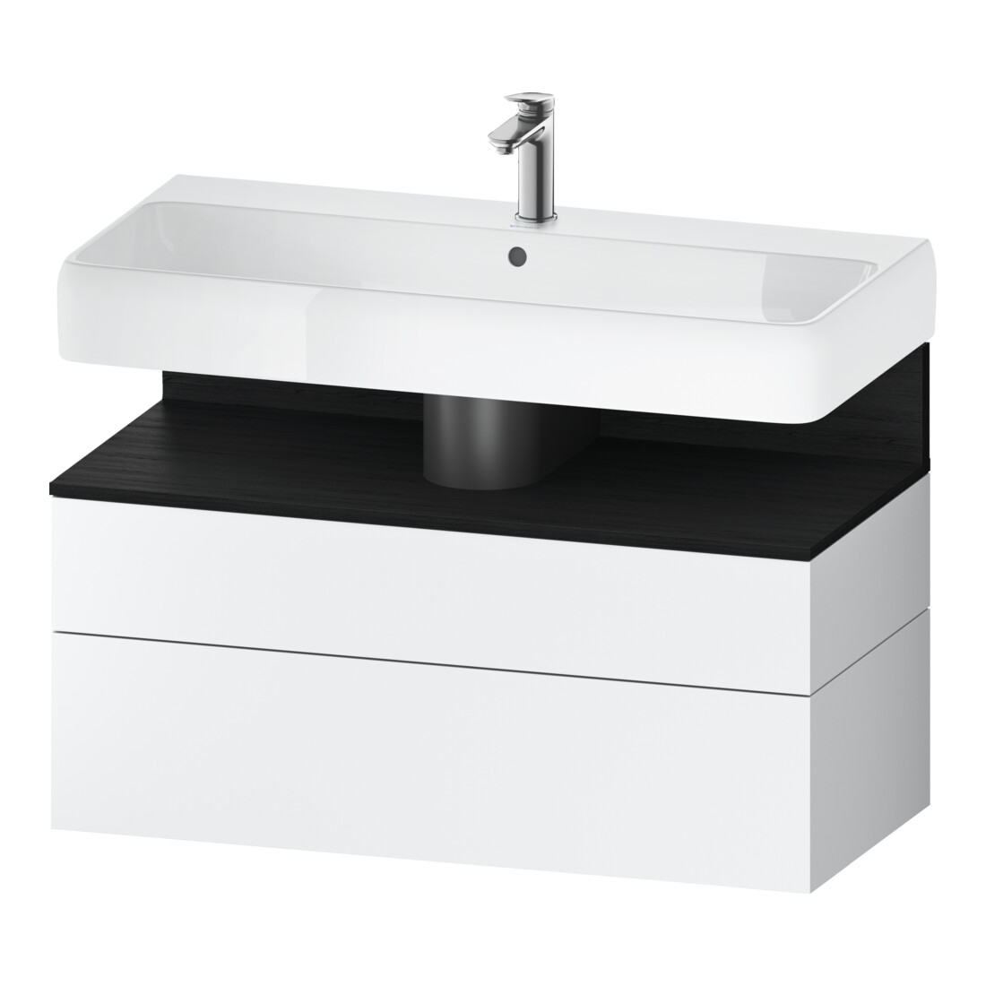 Duravit Waschtischunterschrank Qatego 99x47x59cm, E sw/we m, 1 Kast, m B