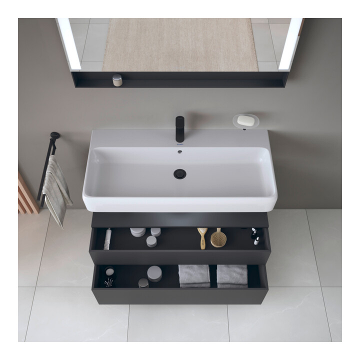 Duravit Waschtischunterschrank Qatego 99x47x59cm, gra m, 1 Kast, m Nischenb