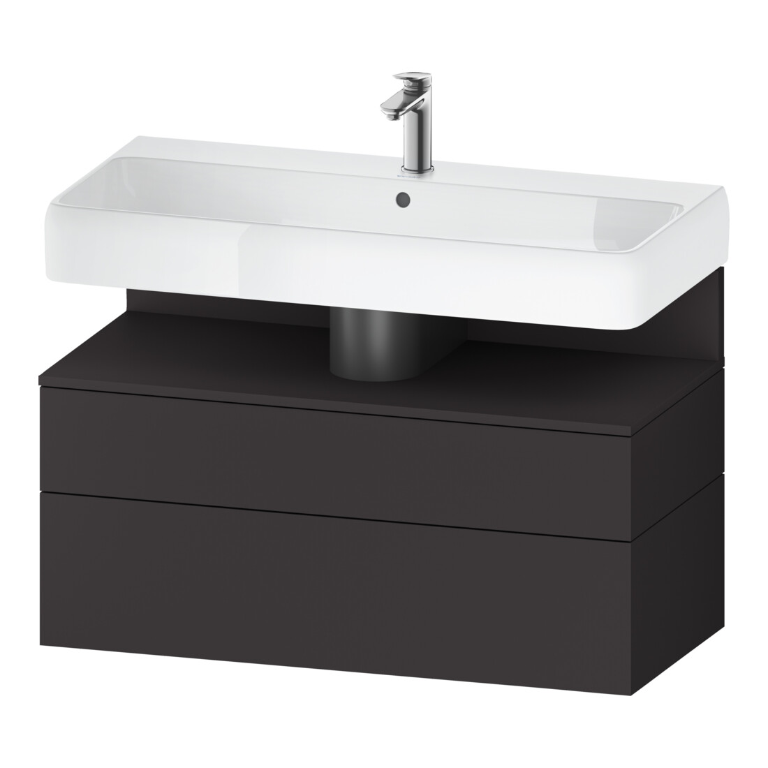 Duravit Waschtischunterschrank Qatego 99x47x59cm, gra m, 1 Kast, m Nischenb