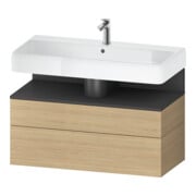 Duravit Waschtischunterschrank Qatego 99x47x59cm, gra m/E N, 1 Kast, m B