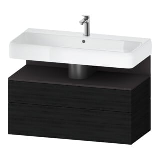 Duravit Waschtischunterschrank Qatego 99x47x59cm, gra m/E s, 1 Kast, 1 Ausz.