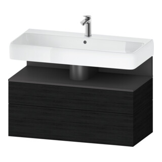 Duravit Waschtischunterschrank Qatego 99x47x59cm, gra m/E s, 1 Kast, m B