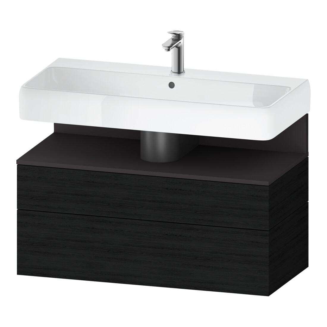 Duravit Waschtischunterschrank Qatego 99x47x59cm, gra m/E s, 1 Kast, m B