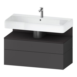 Duravit Waschtischunterschrank Qatego 99x47x59cm, gra m/Gr m, 1 Kast, m B