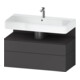 Duravit Waschtischunterschrank Qatego 99x47x59cm, gra m/Gr m, 1 Kast, m B