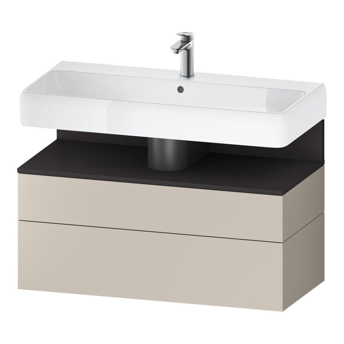 Duravit Waschtischunterschrank Qatego 99x47x59cm, gra m/ta m, 1 Kast, m B