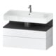 Duravit Waschtischunterschrank Qatego 99x47x59cm, gra m/we m, 1 Kast, 1 Ausz.-1