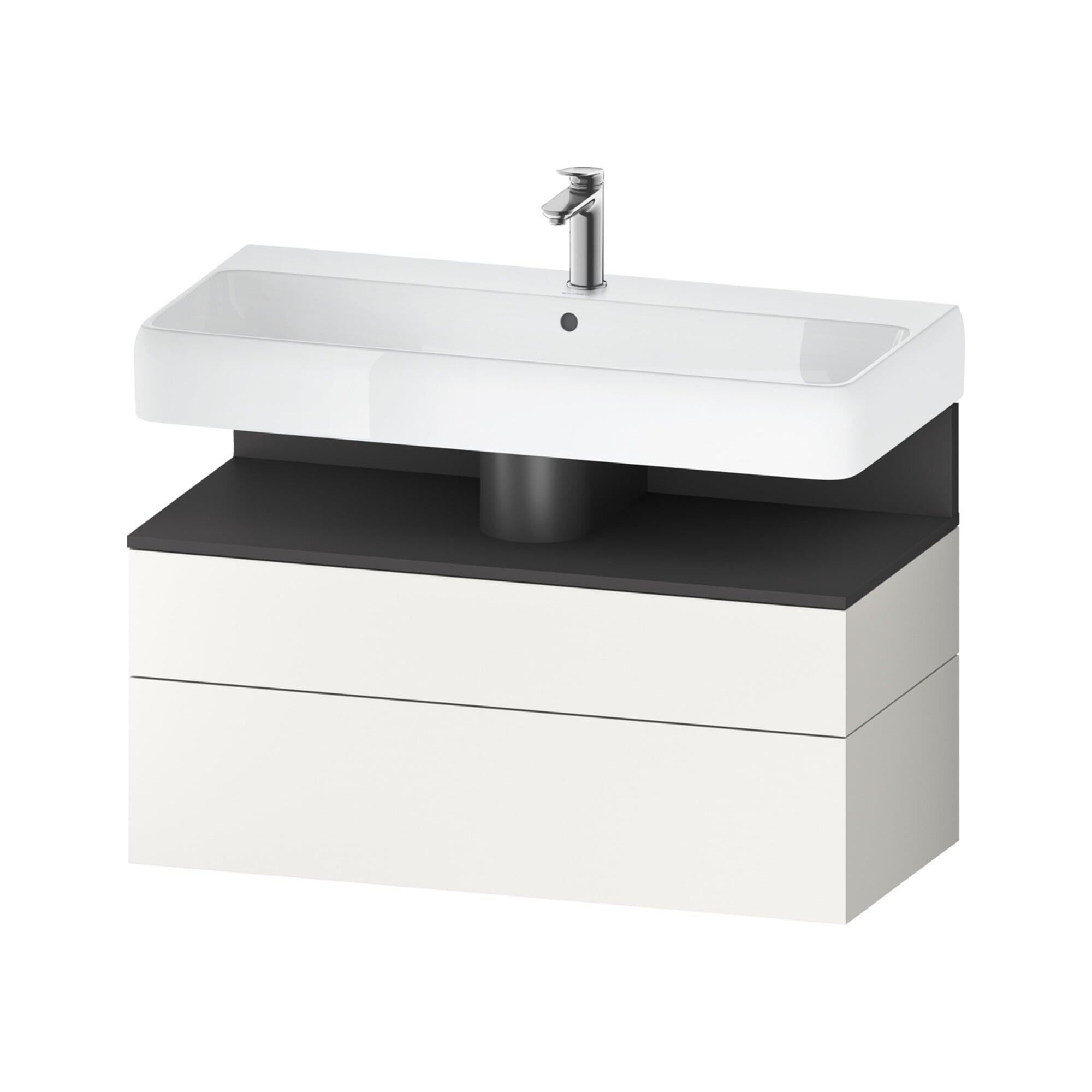 Duravit Waschtischunterschrank Qatego 99x47x59cm, gra m/we m, 1 Kast, m B