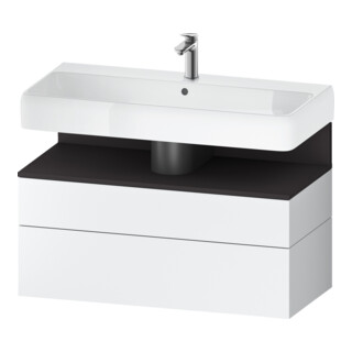 Duravit Waschtischunterschrank Qatego 99x47x59cm, gra m/we m, 1 Kast, m B