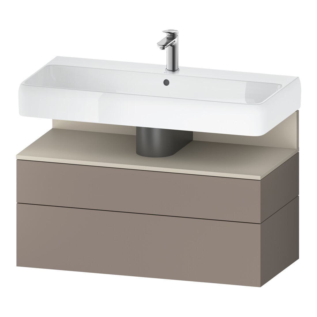 Duravit Waschtischunterschrank Qatego 99x47x59cm, T m/ba m, 1 Kast, 1 Ausz.