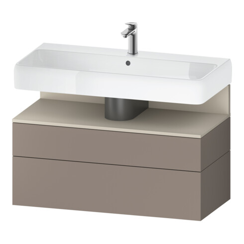 Duravit Waschtischunterschrank Qatego 99x47x59cm, T m/ba m, 1 Kast, m Nischenb