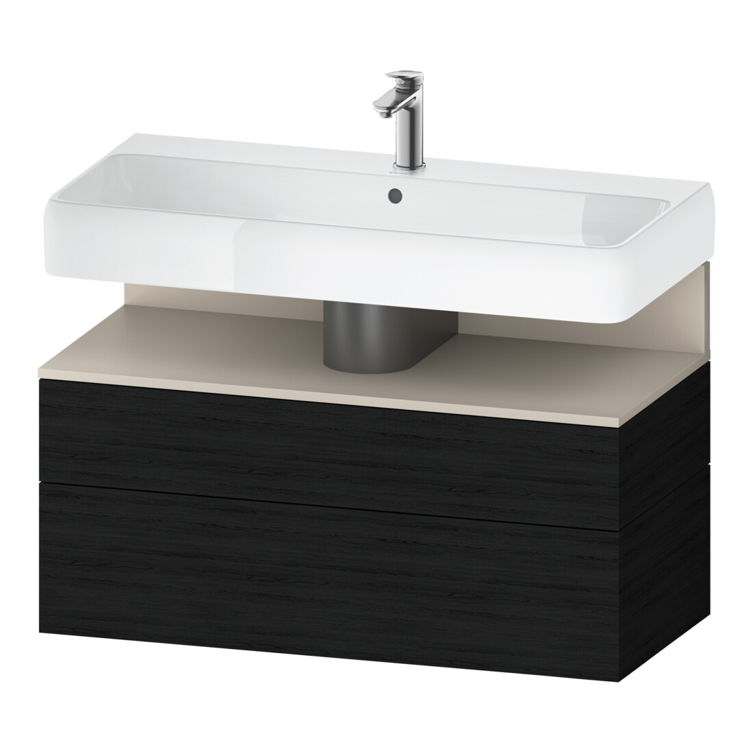 Duravit Waschtischunterschrank Qatego 99x47x59cm, T m/E s, 1 Kast, m Nischenb
