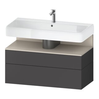 Duravit Waschtischunterschrank Qatego 99x47x59cm, T m/Gr m, 1 Kast, m Nischenb