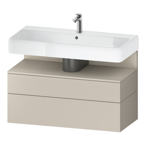 Duravit Waschtischunterschrank Qatego 99x47x59cm, T m/ta m, 1 Kast, m Nischenb