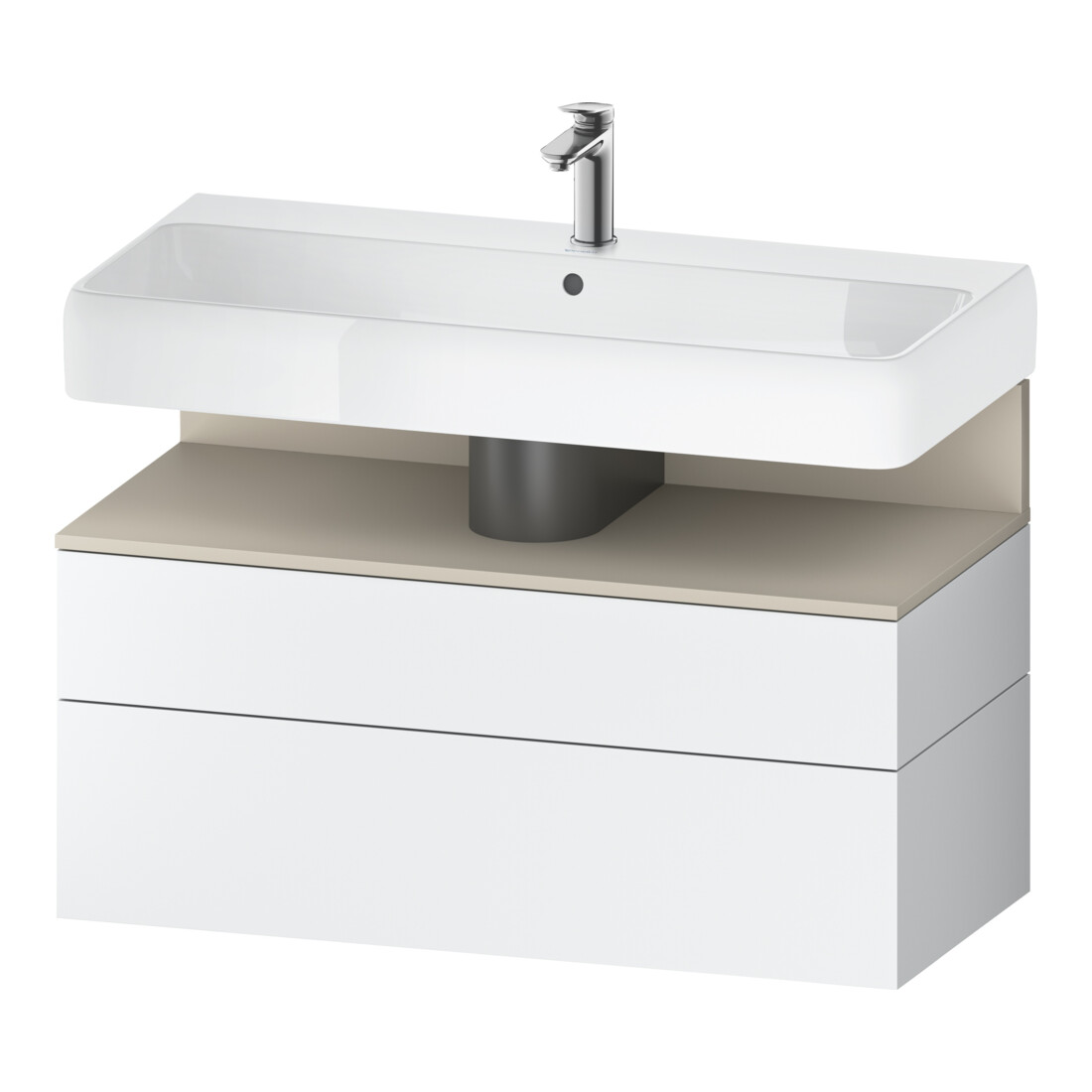 Duravit Waschtischunterschrank Qatego 99x47x59cm, T m/we m, 1 Kast, 1 Ausz.