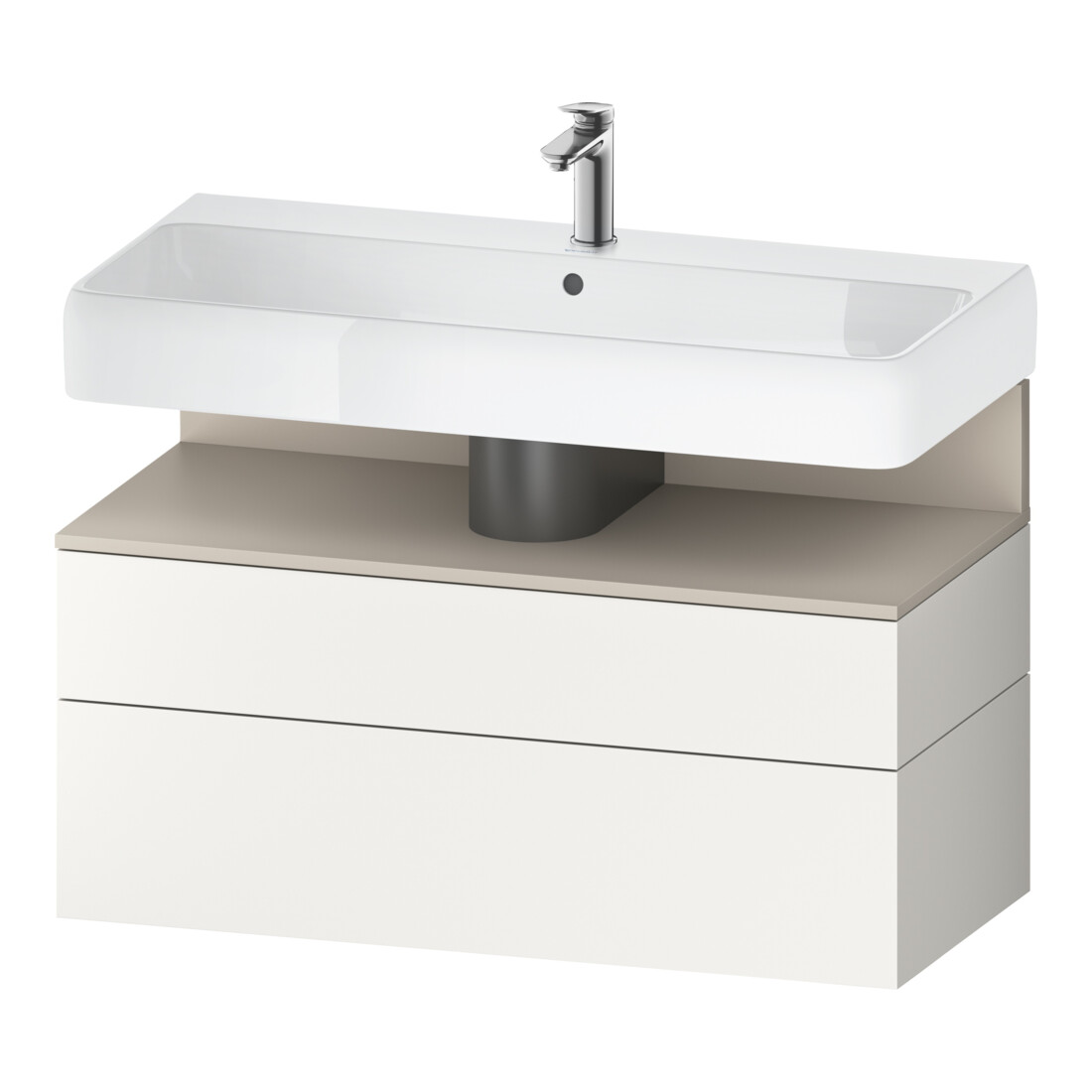 Duravit Waschtischunterschrank Qatego 99x47x59cm, T m/we m, 1 Kast, 1 Ausz.