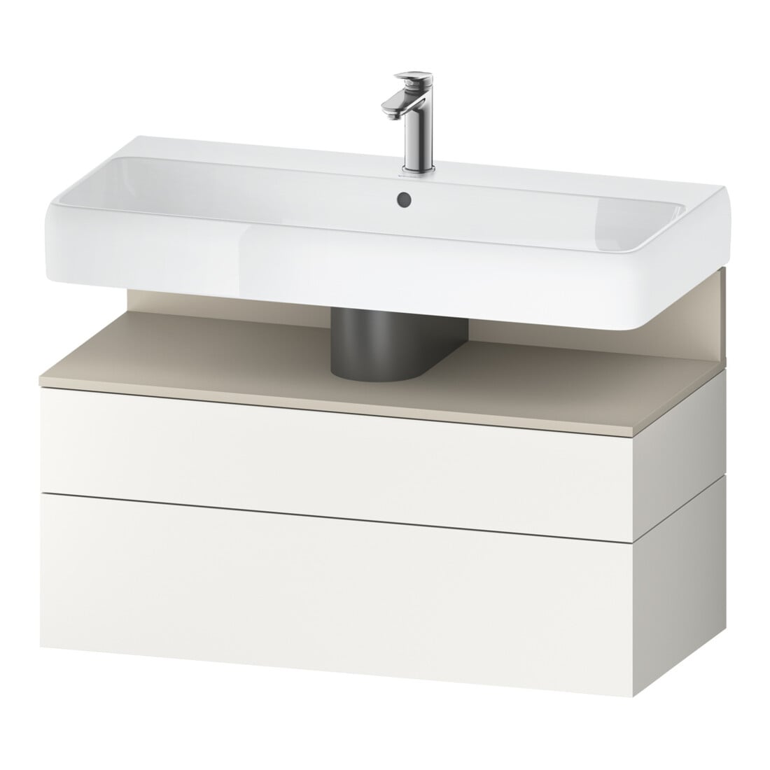 Duravit Waschtischunterschrank Qatego 99x47x59cm, T m/we m, 1 Kast, m Nischenb