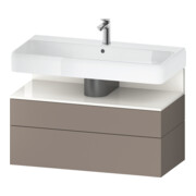 Duravit Waschtischunterschrank Qatego 99x47x59cm, w g/b m, 1 Kast, m Nischenb