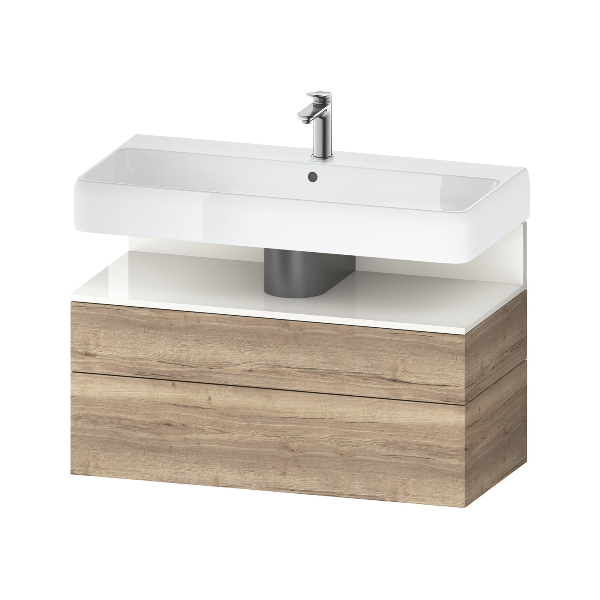 Duravit Waschtischunterschrank Qatego 99x47x59cm, w g/Ei ma, 1 Kast, m B