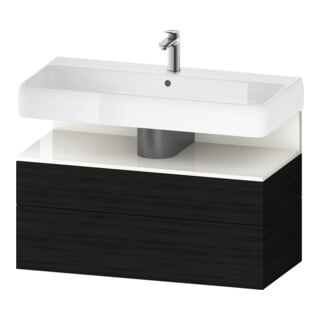 Duravit Waschtischunterschrank Qatego 99x47x59cm, w g/Ei s, 1 Kast, 1 Ausz.