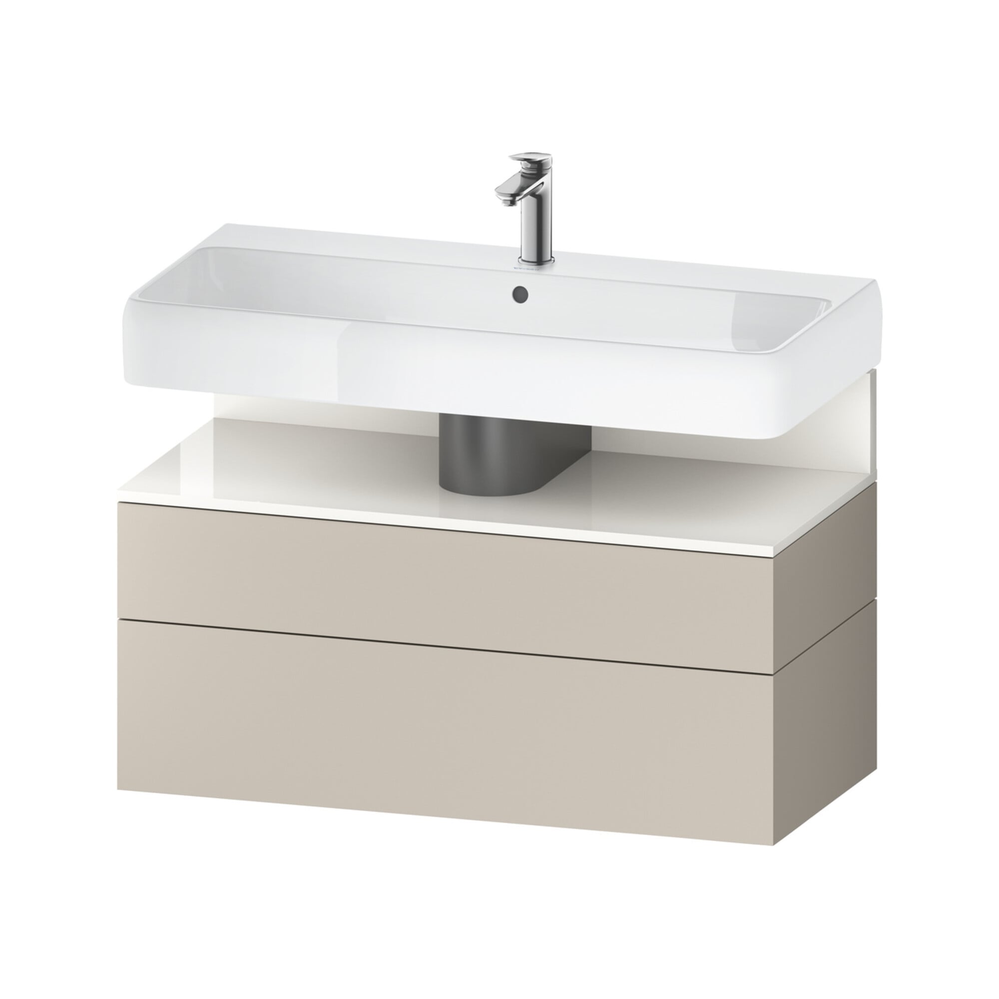 Duravit Waschtischunterschrank Qatego 99x47x59cm, w g/tau m, 1 Kast, m B