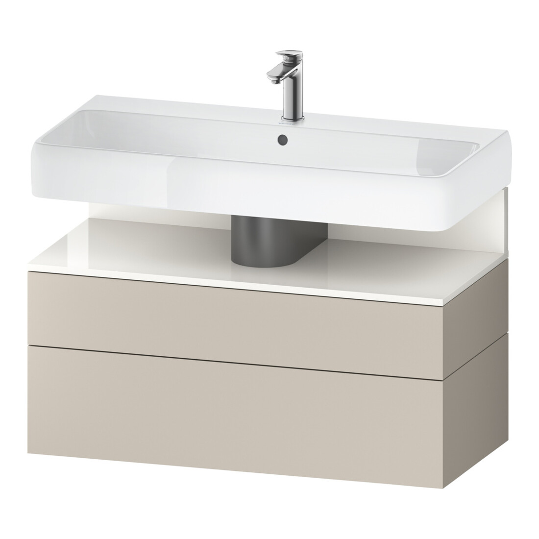 Duravit Waschtischunterschrank Qatego 99x47x59cm, w g/tau m, 1 Kast, m B