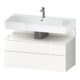 Duravit Waschtischunterschrank Qatego 99x47x59cm, w hgl, 1 Schubkast., 1 Ausz.-1
