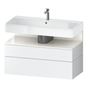 Duravit Waschtischunterschrank Qatego 99x47x59cm, w hgl/we m, 1 Kast, m B-1