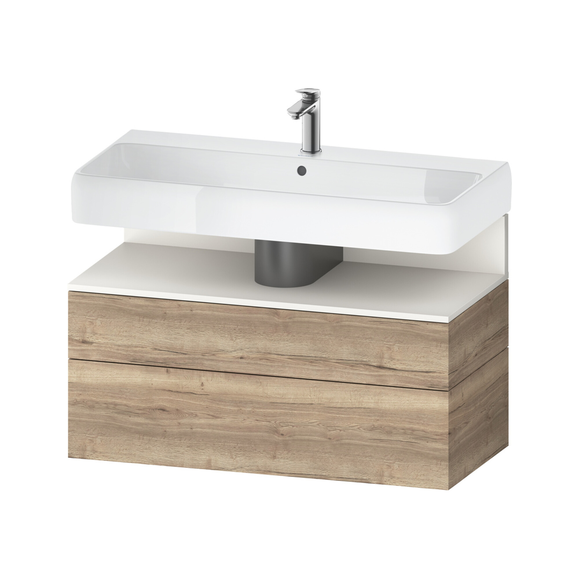 Duravit Waschtischunterschrank Qatego 99x47x59cm, w m/E ma, 1 Kast, m Nischenb