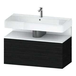 Duravit Waschtischunterschrank Qatego 99x47x59cm, w m/E s, 1 Kast, 1 Ausz.