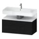 Duravit Waschtischunterschrank Qatego 99x47x59cm, w m/E s, 1 Kast, 1 Ausz.