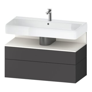 Duravit Waschtischunterschrank Qatego 99x47x59cm, w m/Gr m, 1 Kast, 1 Ausz.