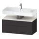 Duravit Waschtischunterschrank Qatego 99x47x59cm, w m/Gr m, 1 Kast, 1 Ausz.-1