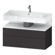 Duravit Waschtischunterschrank Qatego 99x47x59cm, w m/Gr m, 1 Kast, 1 Ausz.-1