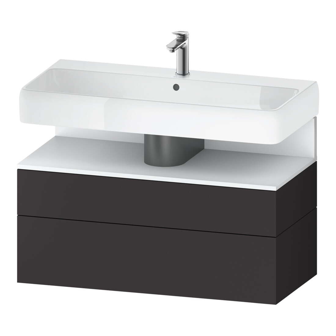 Duravit Waschtischunterschrank Qatego 99x47x59cm, w m/Gr m, 1 Kast, 1 Ausz.