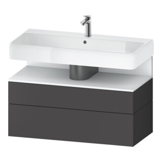 Duravit Waschtischunterschrank Qatego 99x47x59cm, w m/Gr m, 1 Kast, m Nischenb