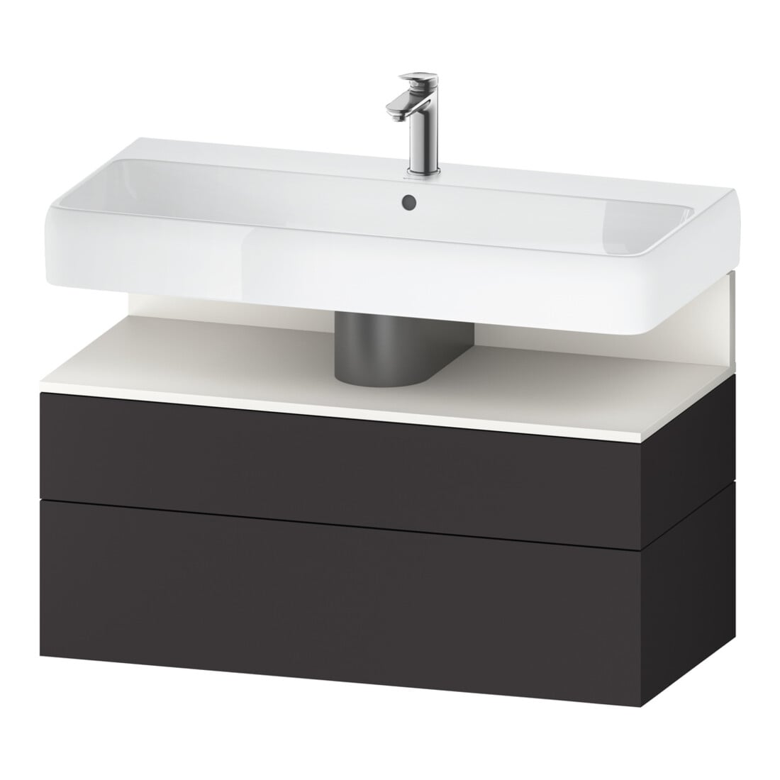 Duravit Waschtischunterschrank Qatego 99x47x59cm, w m/Gr m, 1 Kast, m Nischenb
