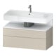 Duravit Waschtischunterschrank Qatego 99x47x59cm, w m/ta m, 1 Kast, m Nischenb-1
