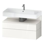 Duravit Waschtischunterschrank Qatego 99x47x59cm, w m/we g, 1 Kast, 1 Ausz.-1