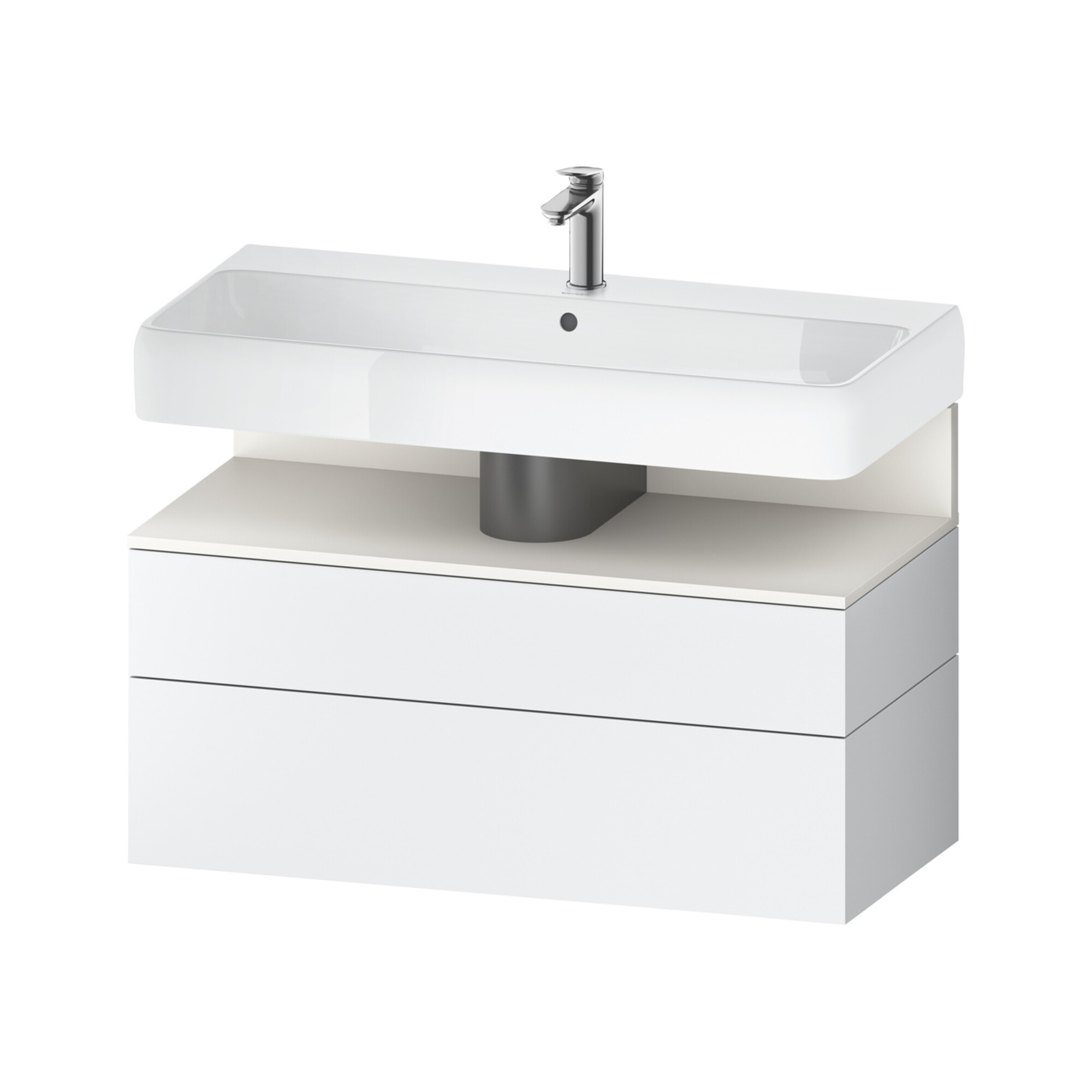 Duravit Waschtischunterschrank Qatego 99x47x59cm, w m/we m, 1 Kast, m Nischenb