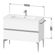 Duravit Waschtischunterschrank wandhängend Sivida 101x59,1x47,7cm, 2 Schub., E Marm, G sw-3